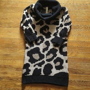 Ladies CHEROKEE sweater dress size XL/the (14-16) tan, black